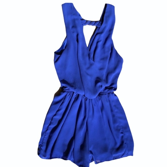 one clothing Pants - One Clothing Blue Sleeveless Romper